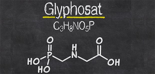 Jury macht Glyphosat für Krebsfall mitverantwortlich Die chemische Formel von Glyphosat.