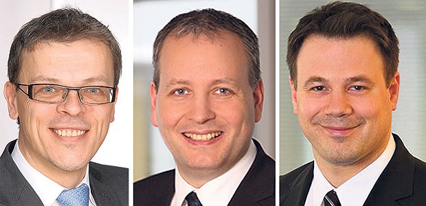 Diese Finanz-Tipps erhielten die Anrufer Die drei Experten der apoBank beantworteten die Fragen der Anrufer: Dirk Napierski (v.l.), Heiko Hommel und Samir Zakaria.