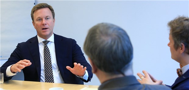 „Die ePA 1.0 wird unterschätzt.“ gematik-Chef Leyck Dieken im Gespräch mit Redakteuren der „Ärzte Zeitung“.