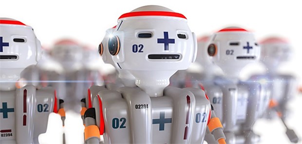 "Menschen pflegen, nicht Roboter" Die erhofften Vorteile durch Technik und Digitalisierung dürfen nicht dazu verleiten, auf Investitionen in ärztliches und nicht-ärztliches Personal zu verzichten, so ÄK-Präsident Rudolf Henke.