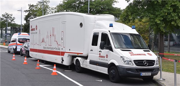 Corona-Tests für alle Reiserückkehrer beschlossen Die neue Corona-Test-Station am Flughafen Köln Bonn. Geplant sind bundesweit an allen Flughäfen Reihentests auf das Virus bei Rückkehrern aus Risikogebieten.