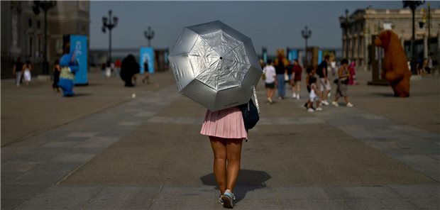Rund 16.500 Hitzetote in Europas Städten durch Klimakrise Die südeuropäischen Metropolen wie hier Madrid waren in diesem Sommer besonders stark von extremer Hitze betroffen.