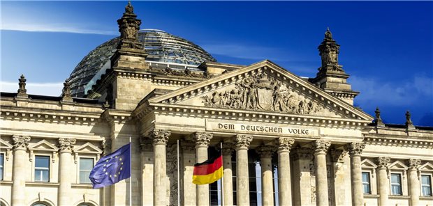 Das Reichstagsgebäude in Berlin.