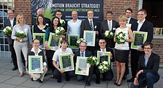 Innovationstreiber Gesundheitswesen Die zwölf Preisträger des "Businessplan Wettbewerbs Medizinwirtschaft" wurden mit ihren Ideen aus 73 Projekten ausgewählt.