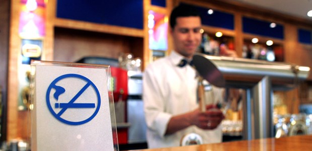 Aus für Raucherkneipen Dieses Kölner Restaurant hat von der nordrhein-westfälischen Regierung nichts zu befürchten. Rauchfreie Zone war in der Gaststätte schon 2005.