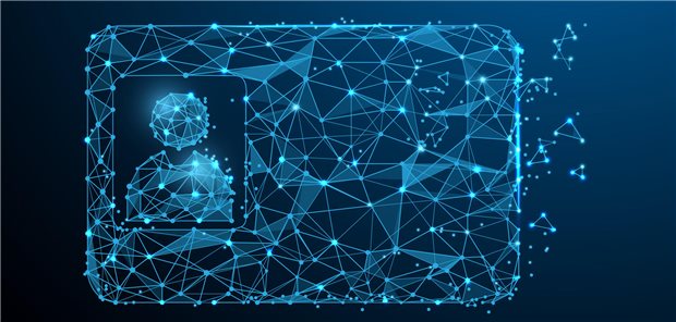 Krankenkassekarte, abstrahiert