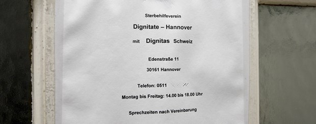 Dignitas will gegen Ärztekammern klagen Dignitas in Hannover: Klagen die Ärztekammern angedroht.