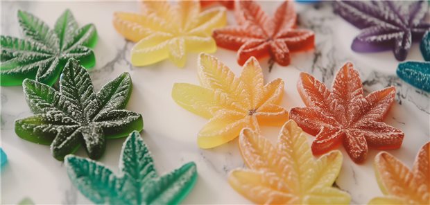 Nach Legalisierung: Akute Cannabis-Intoxikationen könnten sprunghaft zunehmen Gummizeug in Cannabisform
