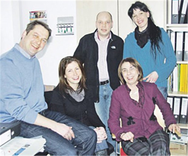 Landarzt - vom ersten Semester an Dr. Andreas Klement, Gesundheitswissenschaftlerin Kristin Bretschneider, Psychologe Matthias Ömler, Dr. Ute Schnell, Soziologin Dr. Susanne Grundke (von links).