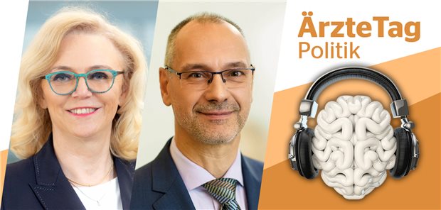 Würden Sie mit ARMIN gerne weitermachen, Frau Dr. Rommel und Herr Fink? Dr. Annette Rommel, KV-Vorsitzende in Thüringen, und Stefan Fink, Vorsitzender des Apothekerverbands im Land: Auf regionaler Ebene kommen Ärzte und Apotheker gut miteinander aus.