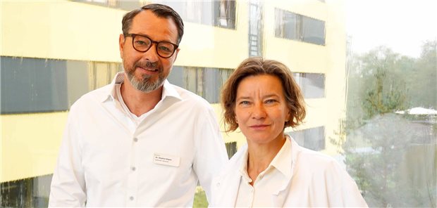 Dr. Caroline Wedel und Dr. Stephan Bogun bilden ab sofort das Ärzteteam der neuen Sektion Urologie im Helios Klinikum Schleswig.