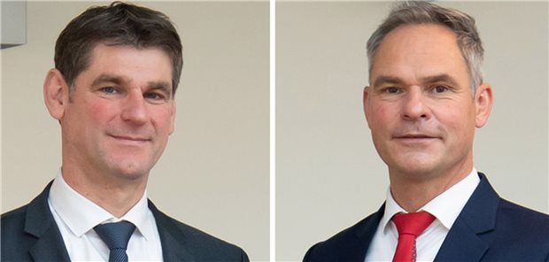 Dr. Harald Müller (links) übernimmt den Vorsitz der Geschäftsführung im Hamburger BG Klinikum. Dr. Rolf Keppeler wurde neu in die Geschäftsführung berufen.