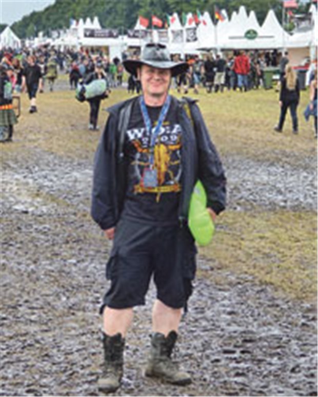 Ärztliche Versorgung in Wacken Dr. Hermann Brands ist Arzt und Metalfan.