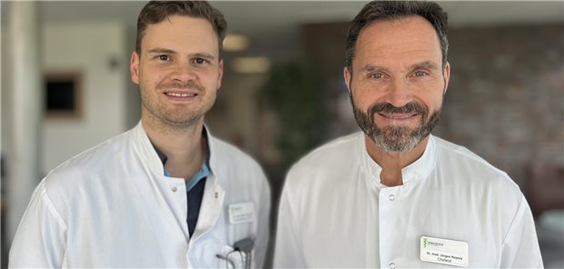 Dr. Marc Ruppolt ist neuer Sektionsleiter bei Paracelsus in Henstedt-Ulzburg Dr. Marc Ruppolt (links) ist neu im Team der Wirbelsäulenchirurgie von Chefarzt Dr. Jürgen Ropers in der Paracelsus Klinik Henstedt-Ulzburg.