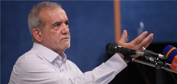 Neuer Staatspräsident des Irans wirbt für Versöhnung des Landes mit dem Westen Dr. Massud Peseschkian