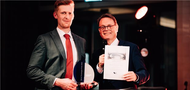 Bernd Tersteegen-Preis 2023 geht an Dr. Benedikt Kolbrink aus Kiel Dr. Michael Daschner und Dr. Benedikt Kolbrink.