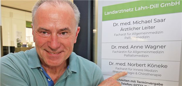 Dr. Norbert Köneke praktiziert beim Landarztnetz in Breitscheid.