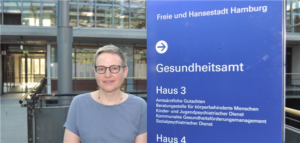Gesundheitsamt-Leiterin Pruskil: ÖGD statt eigene Praxis Dr. Susanne Pruskil im Gesundheitsamt Hamburg-Altona