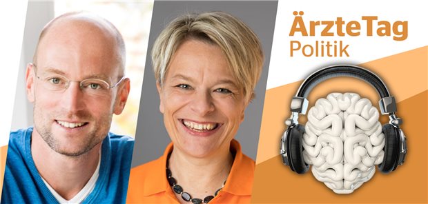 Wie schaffen wir es, dass wieder mehr Ärzte Allgemeinmediziner werden? Dr. Ulrich Wüllenkemper (l.) und Dr. Marion Kurzweil, beide in Potsdam niedergelassen, sorgen sich um die Zukunft der Allgemeinmedizin.