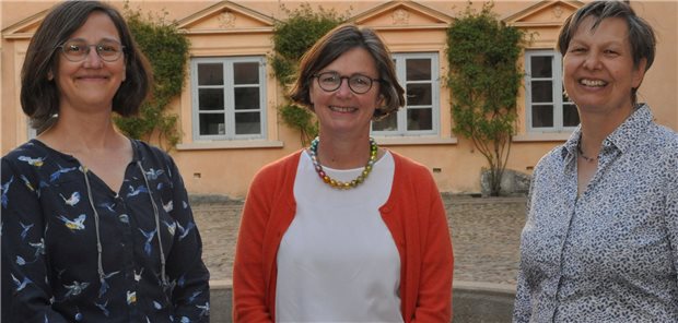 Drei niedergelassene Ärztinnen klären über Klimawandel und Gesundheit auf: Anne Schluck, Dr. Christine Schwill und Susanne Bechert (von links).