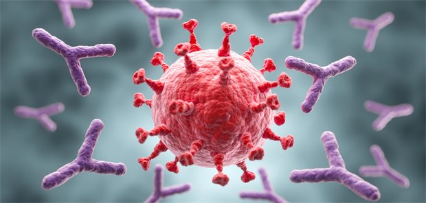 Dreidimensionale Darstellung der CAR-T-Zelltherapie, bei der genetisch veränderte T-Zellen, die Krebszellen gezielt angreifen und zerstören.