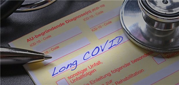Long-COVID auf einer Arbeitsunfähigkeitsbescheinigung