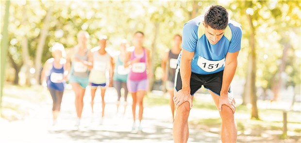 Durch einen Marathonlauf wird das Myokard viel stärker belastet als durch einen Halbmarathon oder einen 10-km-Lauf.