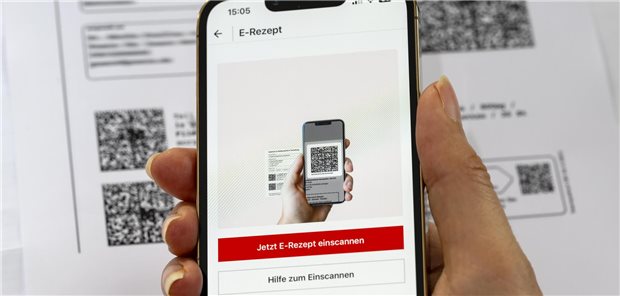 Verpflichtung zum E-Rezept gilt – es knirscht zum Jahresstart E-Rezept-App auf Smartphone.