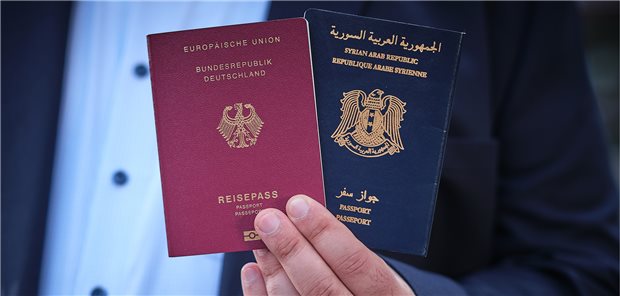 Ein Mann, zwei Pässe: Heute hat Samer Matar die doppelte Staatsbürgerschaft.