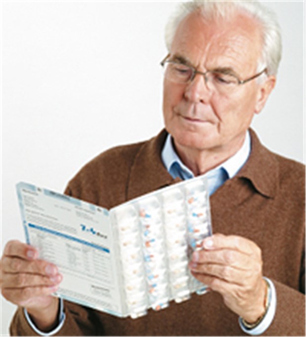 Verblisterung spart Zeit, senkt aber auch Arzneimittelkosten Ein Wochenblister, in dem Präparate nach Zeitpunkt der Einnahme verpackt sind, erleichtert Patienten die korrekte Einnahme von Arzneimitteln. © 7x4 Pharma