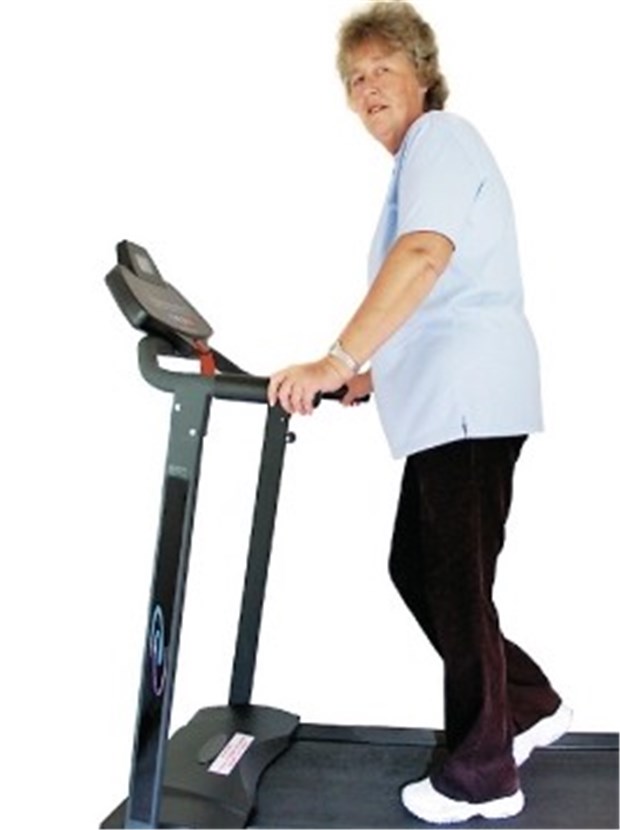 Schlaganfallkranke profitieren von Sport Ein moderates Laufbandtraining ist auch Patienten nach einem Schlaganfall möglich.