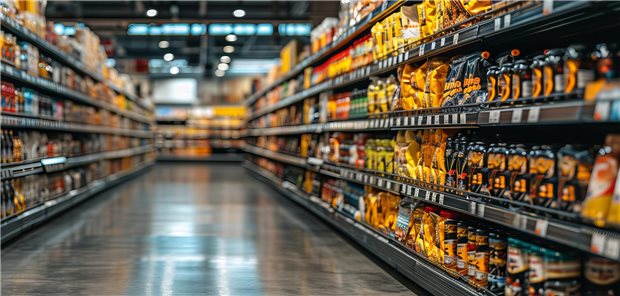 Ein Supermarktgang