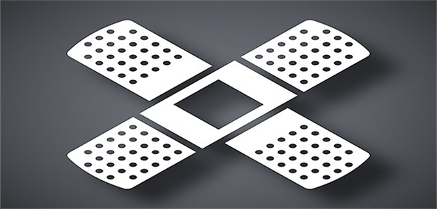 Rassismus im Pflasterformat? Ein weißes Pflaster zeichnet sich deutlich auf dunkler Haut ab.