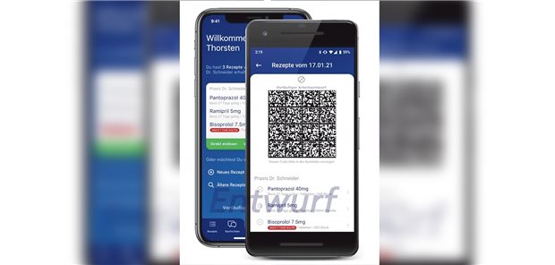 So läuft das mit dem E-Rezept Eine App auf dem Handy: Die gematik hat einen ersten Entwurf des E-Rezepts und der dazugehörigen App veröffentlicht. Über den Barcode werden künftig Arzneimittel verordnet.