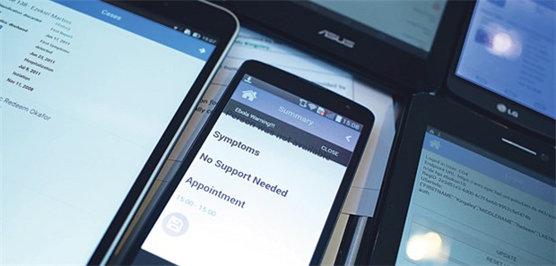 Big Data soll Epidemien eindämmen Eine App soll unter anderem dabei helfen, Infizierte mit dem Ebolavirus zu identifizieren.