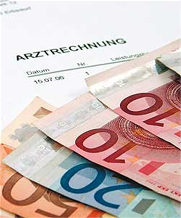 Arztrechnungen sollen ins Internet Eine Arztrechnung: Geht es nach der Regierungskoalition, sollen künftig die Kassen die Rechnungen für GKV-Versicherte ins Netz stellen.