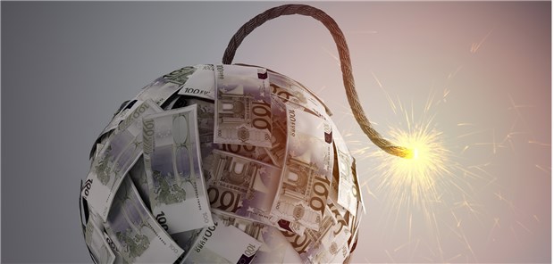 Sprengstoff zwischen Jung und Alt Eine Bombe aus Geldscheinen: Die Kosten des demografischen Wandels für die jüngere Generation könnte das derzeitige Sozialsystem zum Platzen bringen.