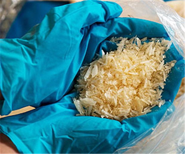 Crystal Meth immer häufiger am Arbeitsplatz Eine Handvoll Crystal Meth.