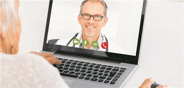 Eine Telesprechstunde mit dem Heim kann Ärzte entlasten.
