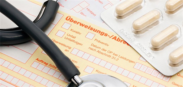 Eine Überweisung mit Zielauftrag ist auch von Hausarzt zu Hausarzt möglich.