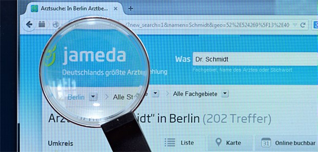 Online-Portale müssen Ärzte-Bewertungen strenger prüfen Eine auf dem Onlineportal Jameda abgegebene miserable Bewertung trieb einen Berliner Zahnarzt bis vor den Bundesgerichtshof.