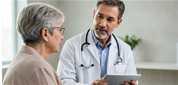 Falsches Label Antibiotika-Allergie: Wie Sie die Angst vor der Einnahme nehmen Arzt-Patienten-Gespräch