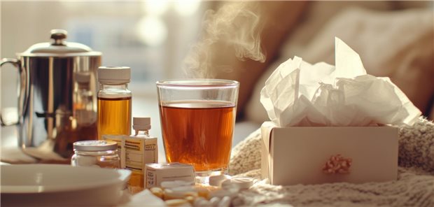 Eine gute Ausrüstung für die Grippe-Zeit. Diese neigt sich RKI-Daten zufolge dem Ende entgegen.