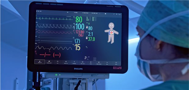 Eine schnelle visuelle Erfassung bei auftretenden Problemen bietet der Patient Avatar von Philips auf Intensivstationen und im OP.
