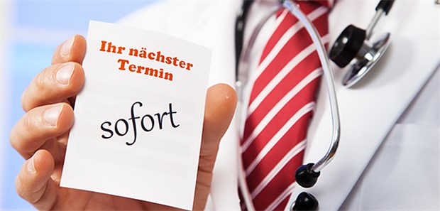 Einen sofortigen Termin beim Arzt erhielten verhältnismäßig oft Patienten in Sachsen und Hessen.