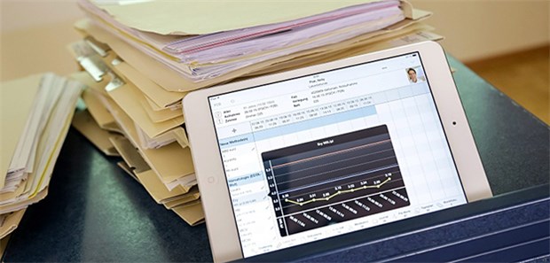 Patientenakte steht weit oben auf der Agenda der Politik Elektronische Akte statt Papierberge: Das soll künftig verstärkt für die Verwaltung von Patientendaten genutzt werden, sagt die KBV.