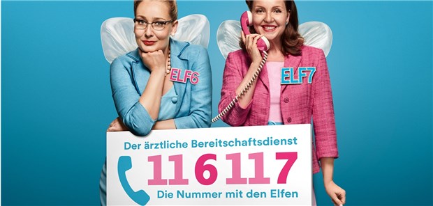 Der „Patienten-Navi“ startet „Elfen“ sind die Werbeträger für die neue Rufnummer zum Bereitschaftsdienst und für Terminanfragen.