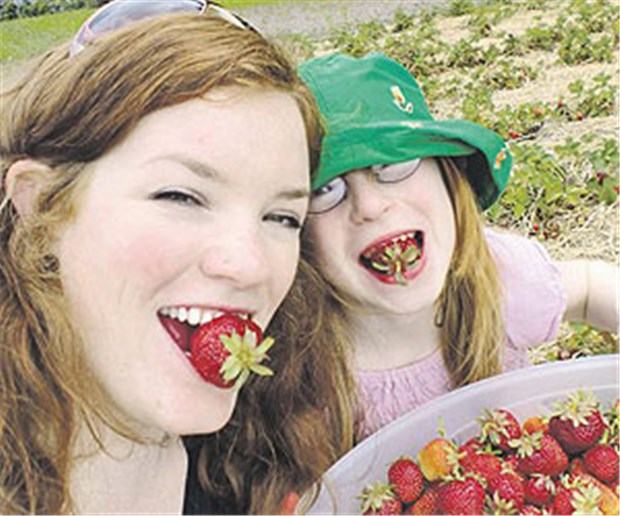 Erdbeeren essen macht Spaß - bei "Balu und Du" machen Problemkinder ganz neue Erfahrungen.