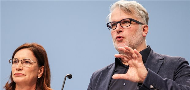 Die beiden Vorsitzenden des Hauärztinnen- und Hausärzteverbandes: Markus Beier und Nicola Buhlinger-Göpfarth 