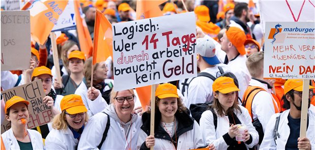 Klinikärzte streiken in sechs Bundesländern